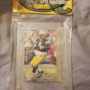 Brand New Brett Favre Quarterback Superbowel Card